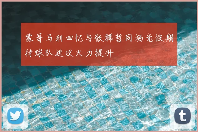 蒙哥马利回忆与张稀哲同场竞技期待球队进攻火力提升